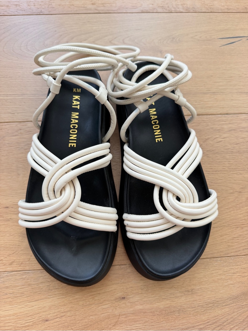 Kat Maconie chunky lace up sandals